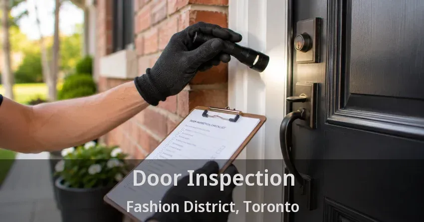Door Inspection Fashion District, Toronto - ON