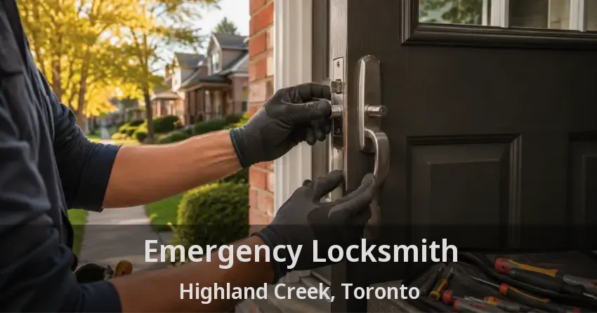 Emergency Locksmith Highland Creek, Toronto - ON