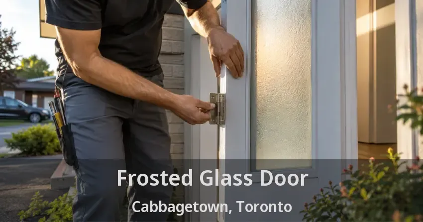 Frosted Glass Door Cabbagetown, Toronto - ON