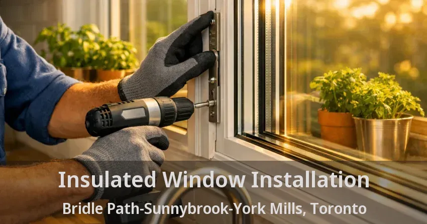 Insulated Window Installation Bridle Path-Sunnybrook-York Mills, Toronto - ON