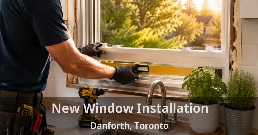 New Window Installation Danforth, Toronto - ON