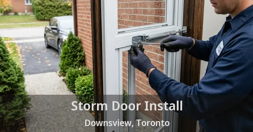 Storm Door Install Downsview, Toronto - ON