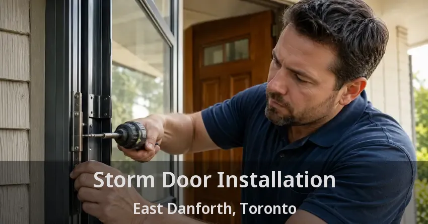 Storm Door Installation East Danforth, Toronto - ON