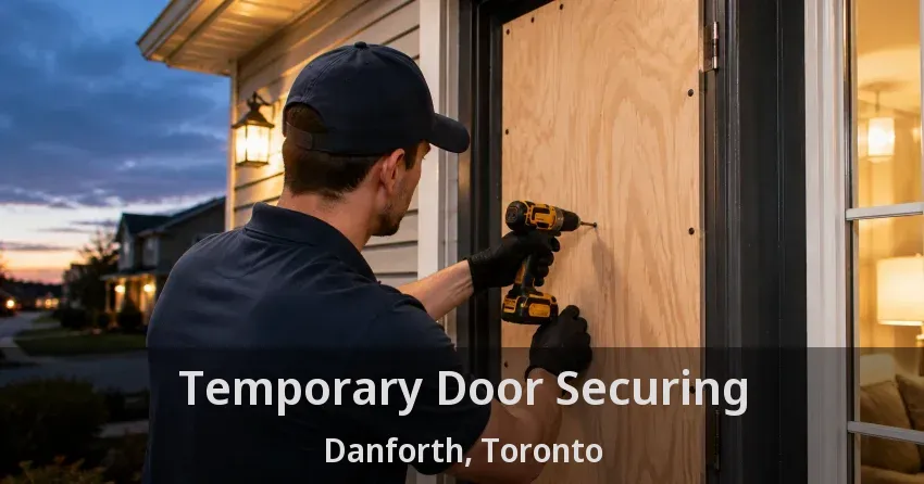 Temporary Door Securing Danforth, Toronto - ON