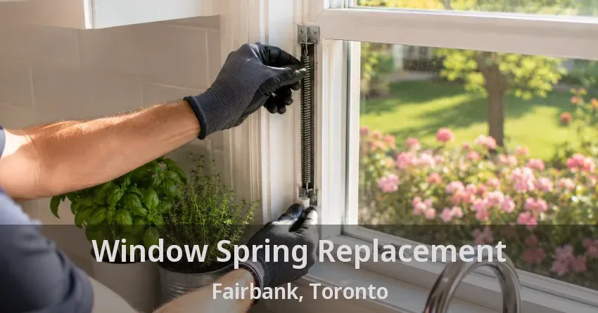 Window Spring Replacement Fairbank, Toronto - ON