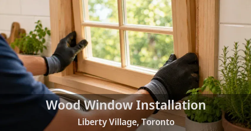 Wood Window Installation Liberty Village, Toronto - ON