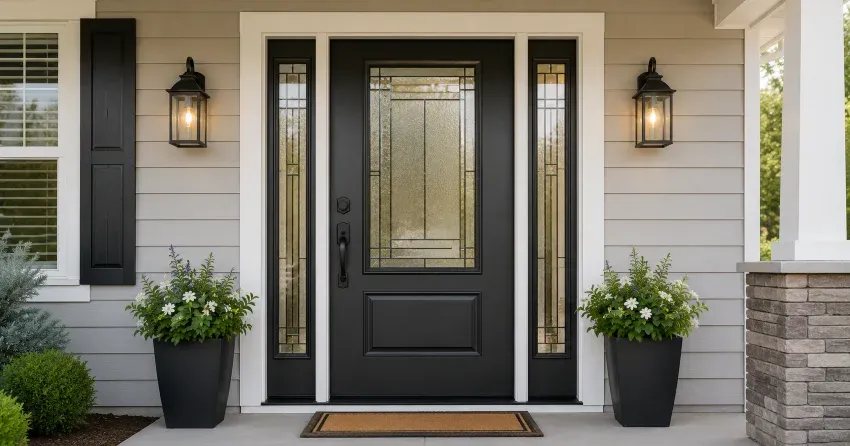 full door replacement installation in Danforth, Toronto