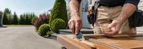 Wood Door Repair Rustic, Toronto